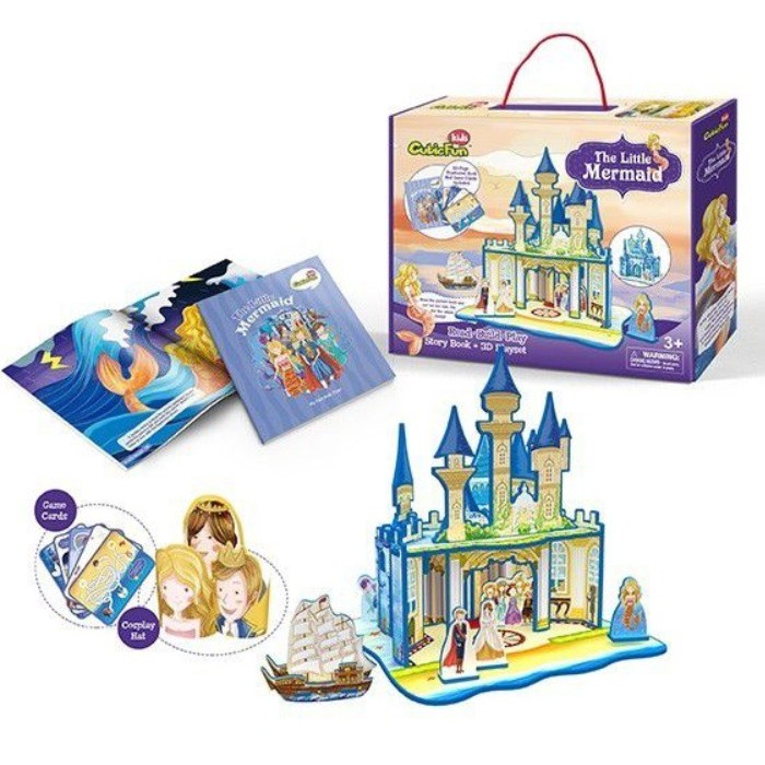 3D puzzle - The Little Mermaid - Težina: 2/8