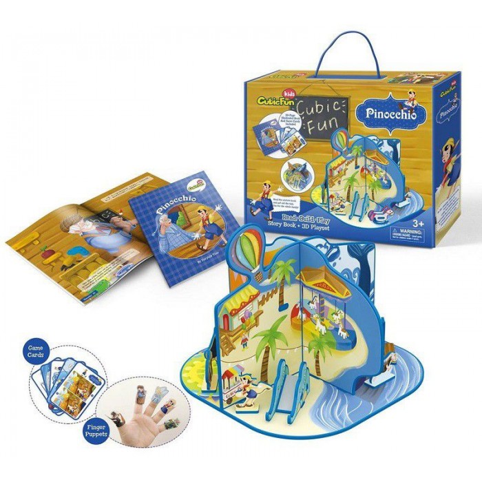 3D puzzle - Pinocchio - Težina: 2/8