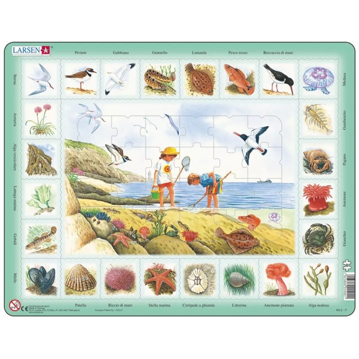 Puzzle s okvirom - Na moru (na italijanskom)