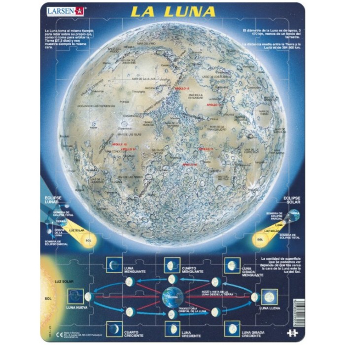 Puzzle s okvirom - La Luna (na španskom)