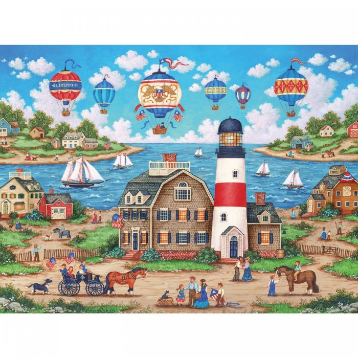 Puzzle Heartland Collection - Baloni iznad zaljeva