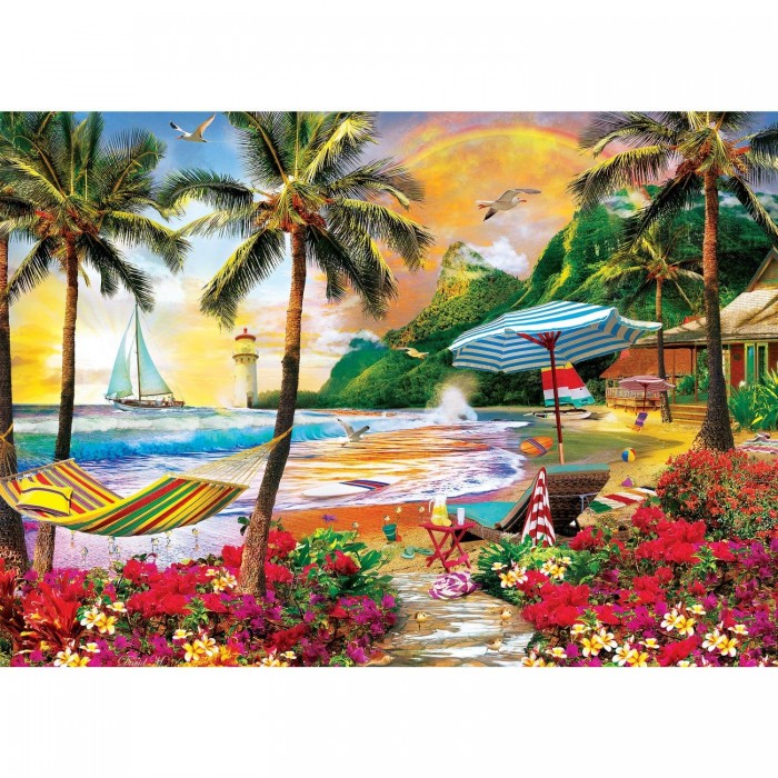 Puzzle Paradise Beach - Havajski život