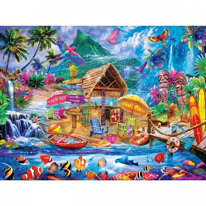 Puzzle Tropics - Skrivena uvala - EZ Grip
