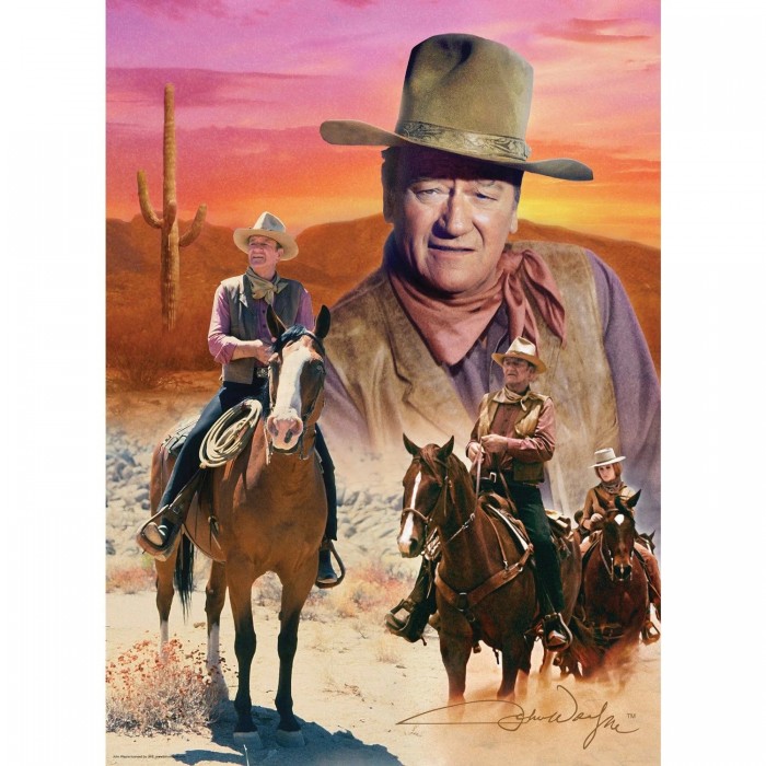 Puzzle John Wayne - Put kauboja