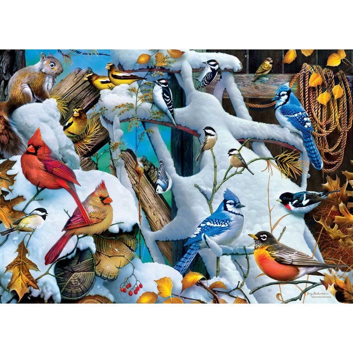 Puzzle Audubon - Snježne ptice