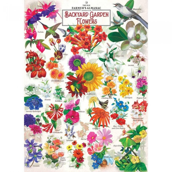 Puzzle Farmer's Almanac - Vrtno cvijeće