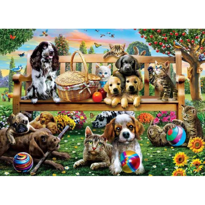 Puzzle Masterpiece Gallery - Susret u parku