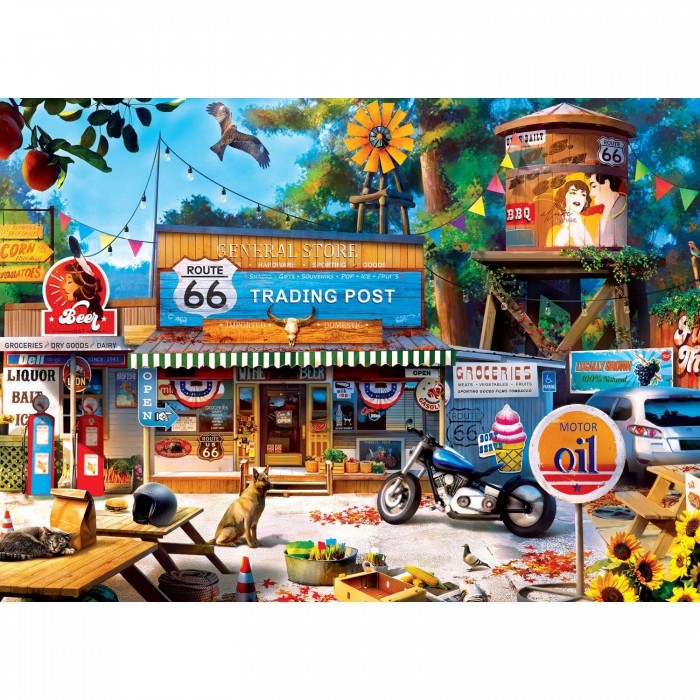 Puzzle Cruisin‘ Rt66 - Trading Post na Route 66