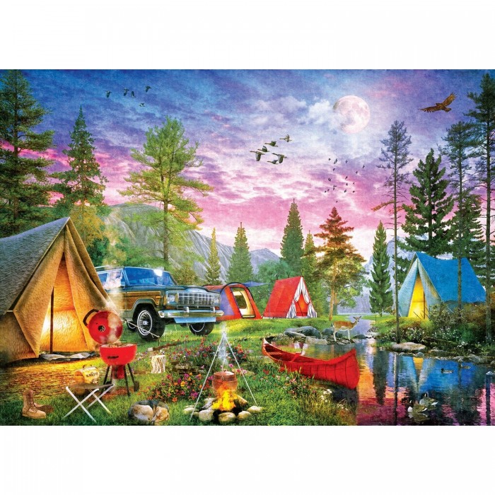 Puzzle Mossy Oak - Kamp u sumrak