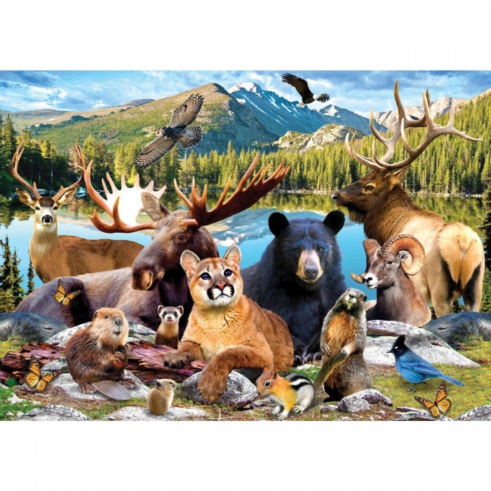 Puzzle Nacionalni parkovi - Rocky Mountain