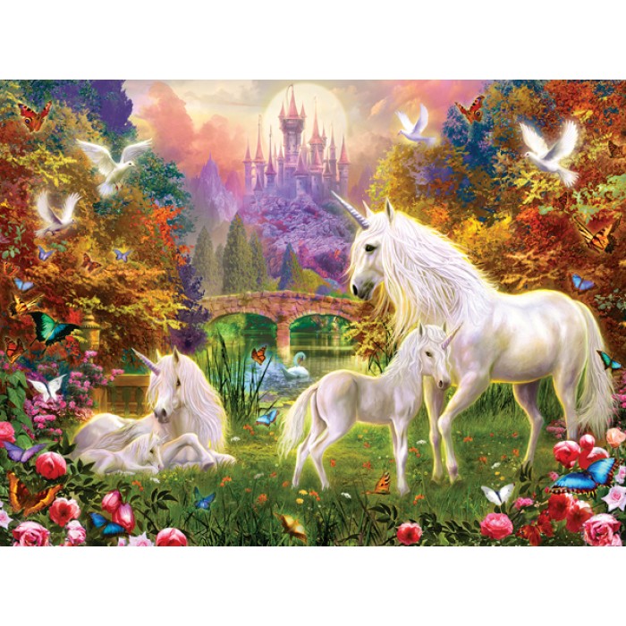 Puzzle Jan Patrik Krasny - Castle Unicorns