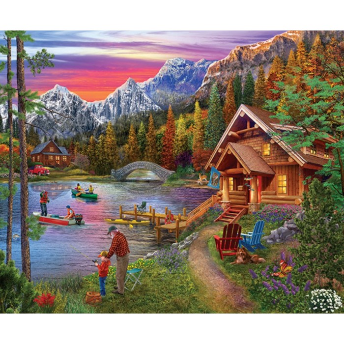 Puzzle Tom Wood - Stone Bridge Lake