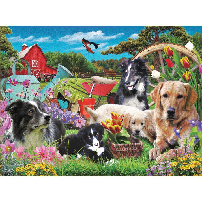 Puzzle XXL dijelovi - Who Has A Green Thumb ?