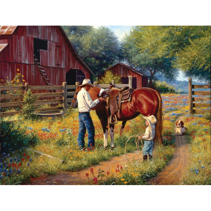 Puzzle XXL dijelovi - Mark Keathley - Learning the Ropes