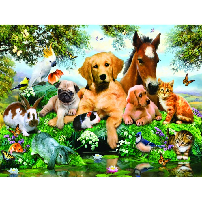 Puzzle XXL dijelovi - Summer Pals