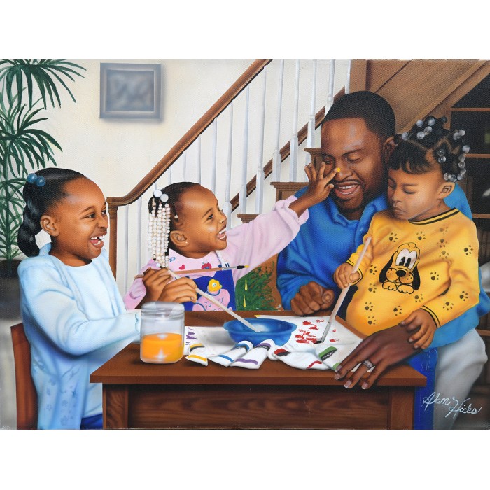 Puzzle XXL dijelovi - Daddy's Little Girls