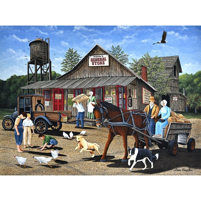 Puzzle Poppina seoska trgovina