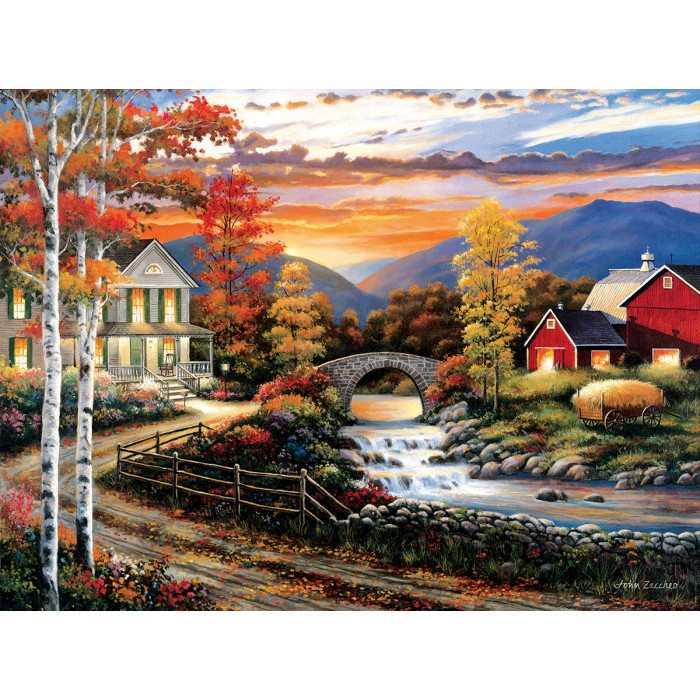 Puzzle John Zaccheo - Babbling Creek Road