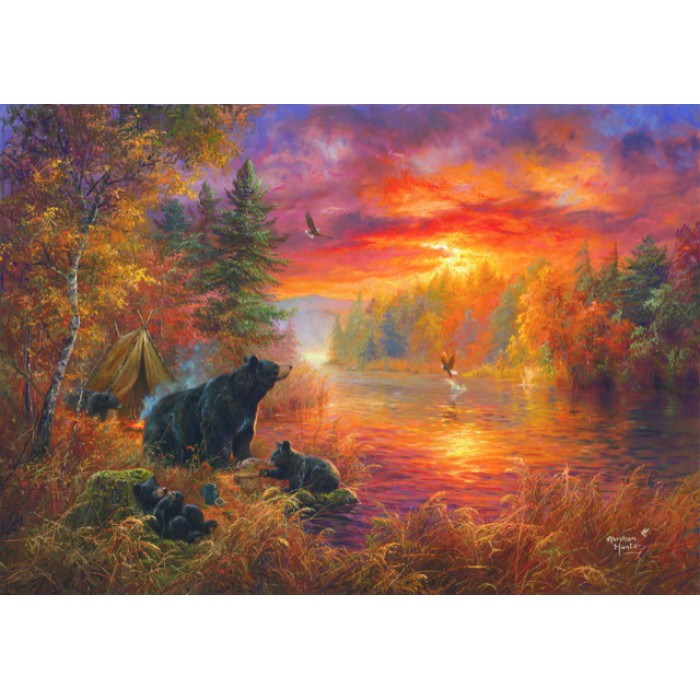 Puzzle XXL dijelovi - Fishing Camp