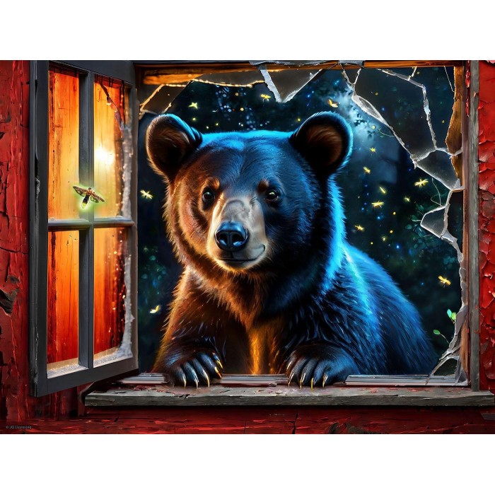 Puzzle Medvjed i krijesnice