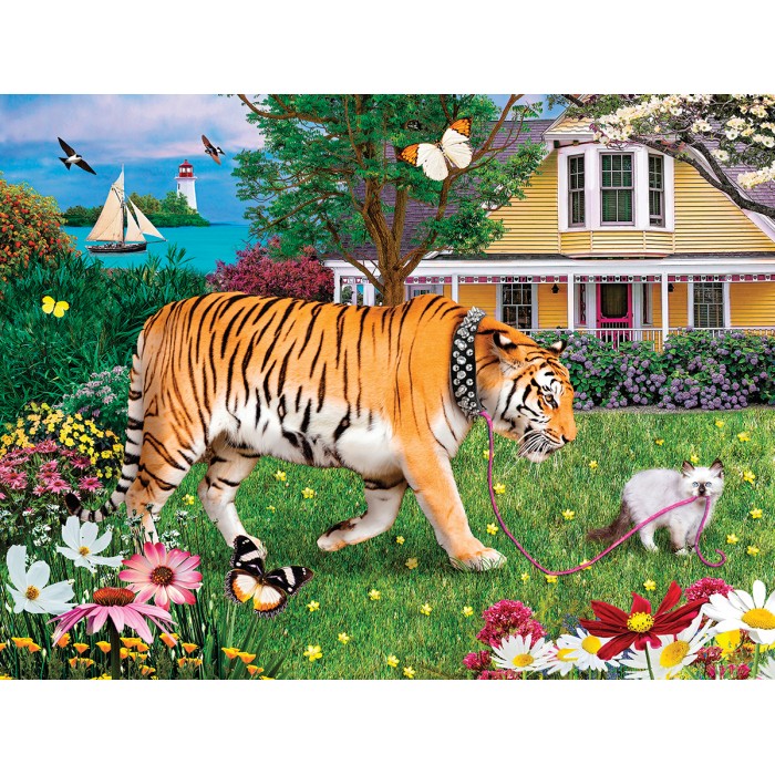 Puzzle Šetnja tigra