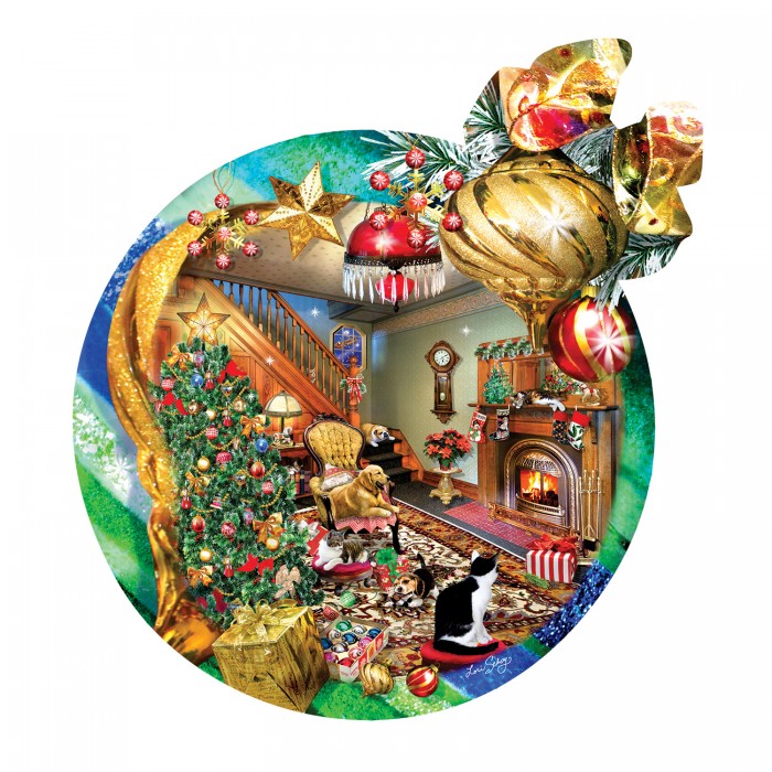 Puzzle Ornament kaminske vatre
