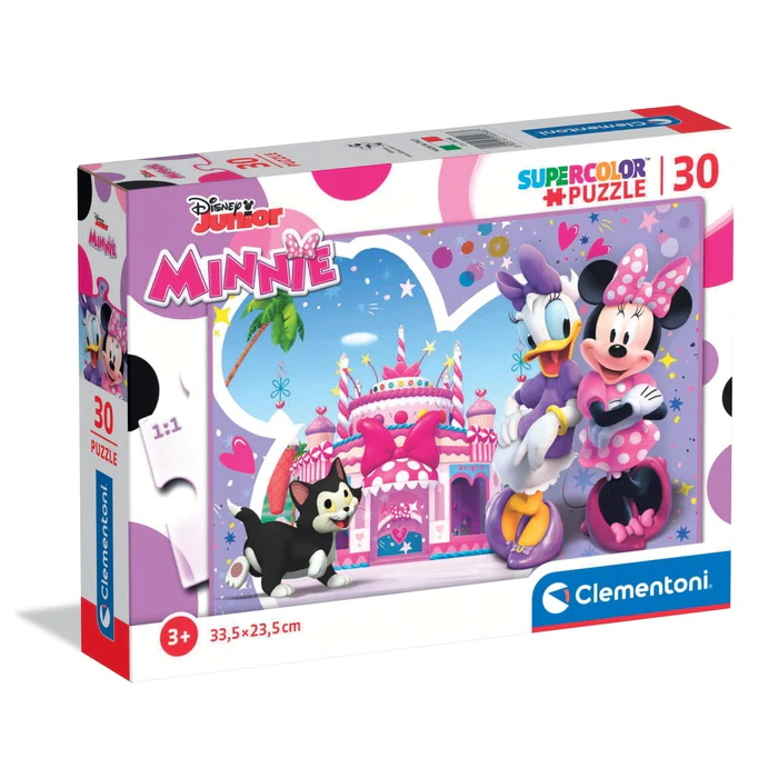 Clementoni 20268 - Puzzle od 30 dijelova - Supercolor - Disney Minnie Mouse