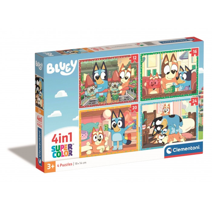 Puzzle 4 u 1 - Bluey