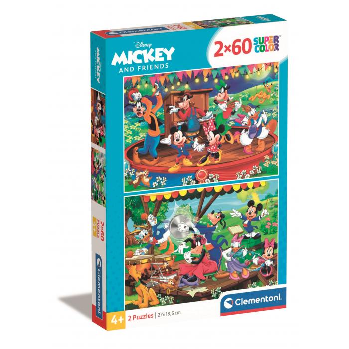 2 puzzle - Mickey and Friends - 2x60 dijelova