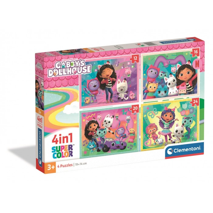 4 puzzle - Gabby's Dollhouse