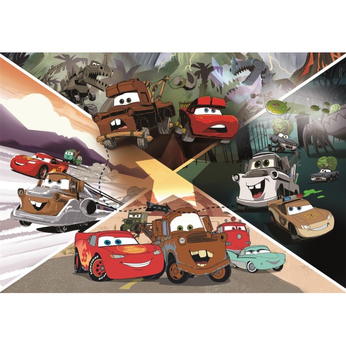 Puzzle XXL dijelovi - Cars on the road