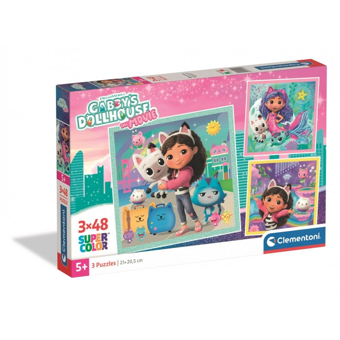 3 puzzle - Gabby's Dollhouse