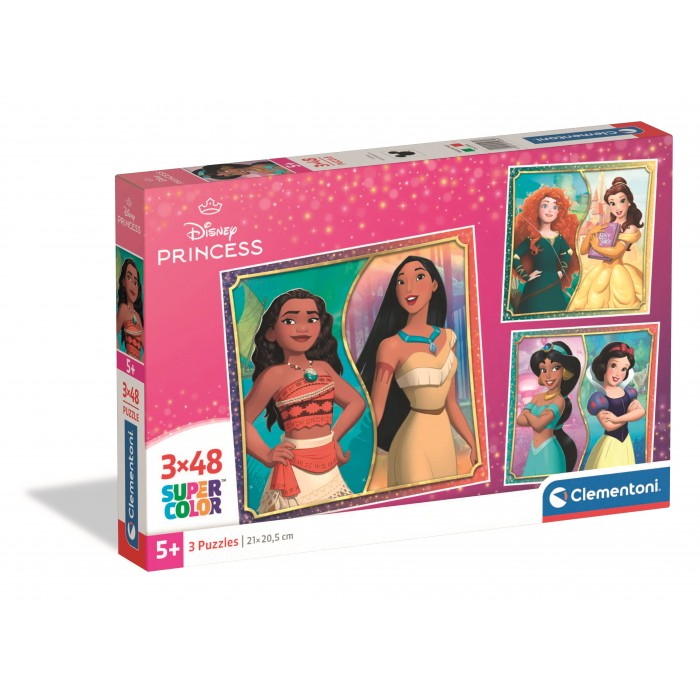3 puzzle - Disney princeze