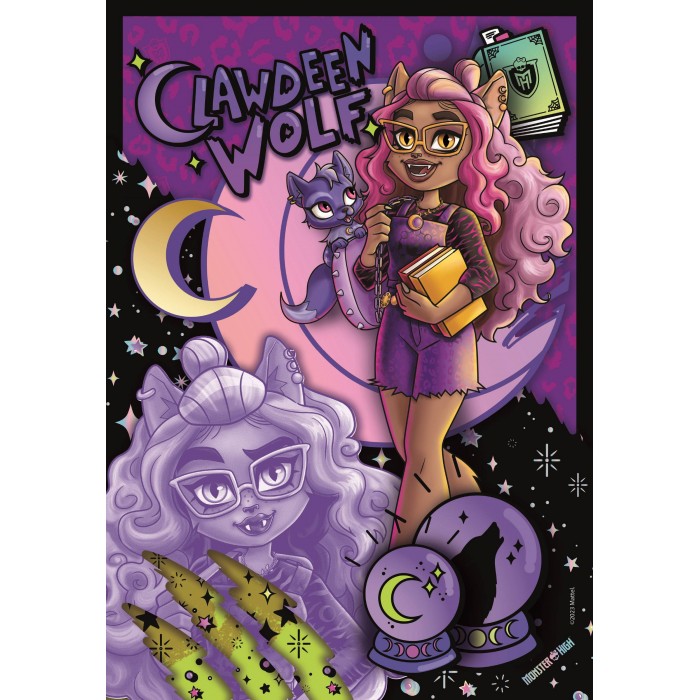 Puzzle XXL dijelovi - Monster High - Clawdeen Wolf