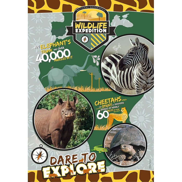 Puzzle National Geo Kids - Wildlife Expedition