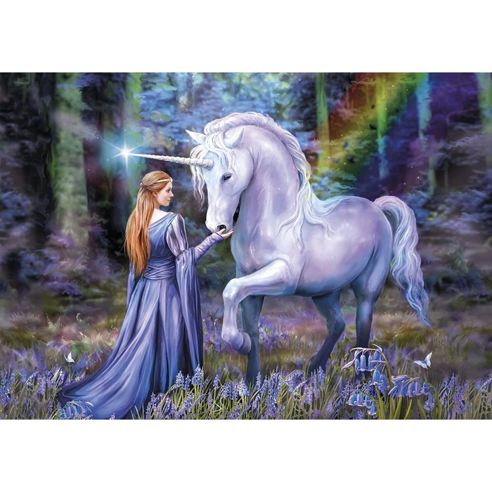 Puzzle Anne Stokes - Šuma zvončića