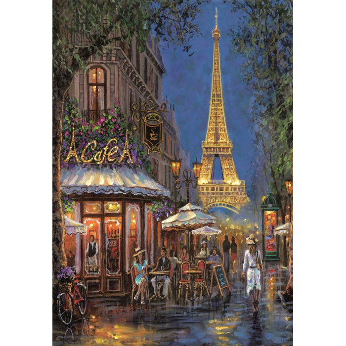 Puzzle Noćenja u Eiffelovom kafiću
