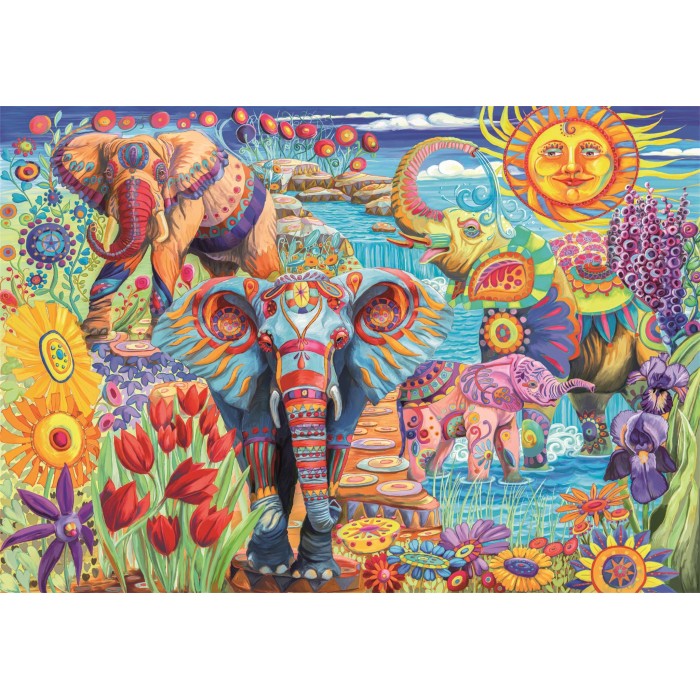 Puzzle Elephant's Canival