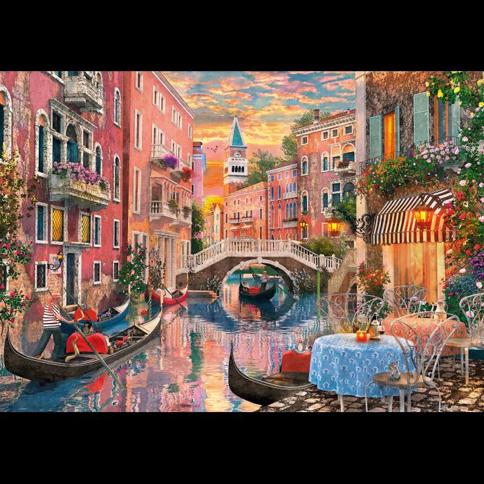 Puzzle Venecija u zalasku sunca