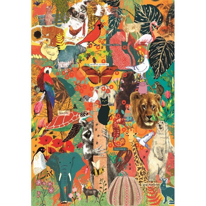 Puzzle Više je više - Animals & Botanics