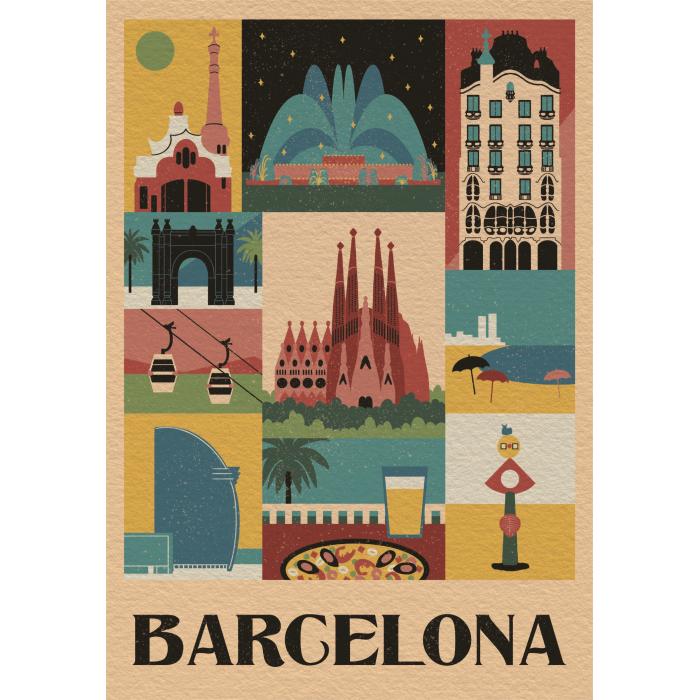 Puzzle Style in the City, Barcelone