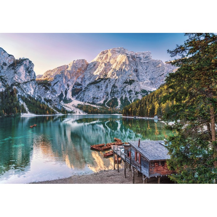 Puzzle Smaragdno zeleno Pragser Wildsee