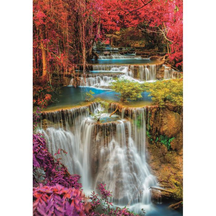 Puzzle Šareni tajlandski vodopadi