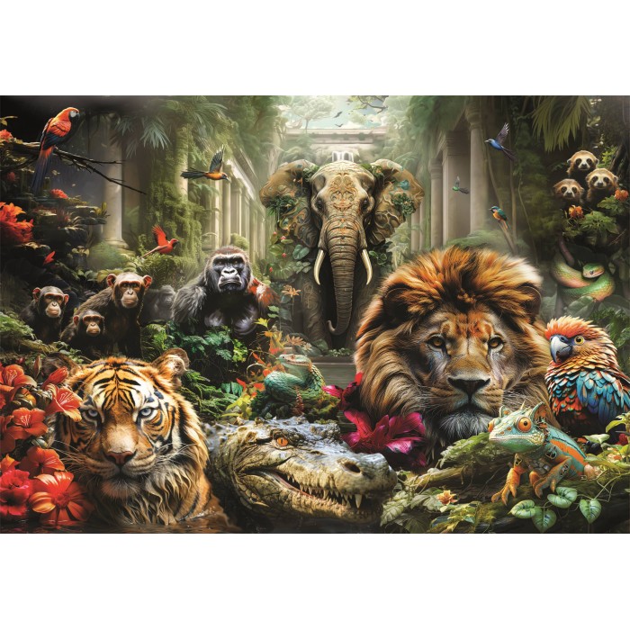 Puzzle Mistična džungla