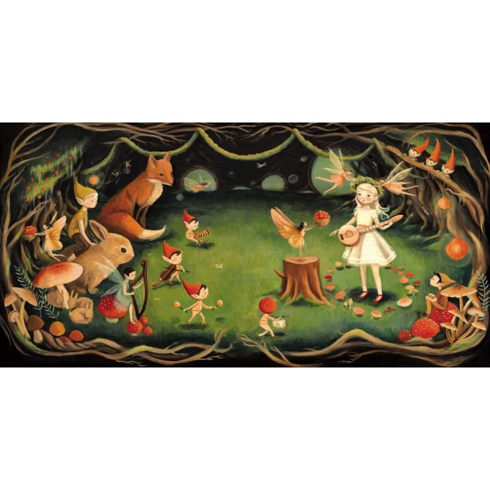 Puzzle XXL dijelovi - Dream World - Elven Dream