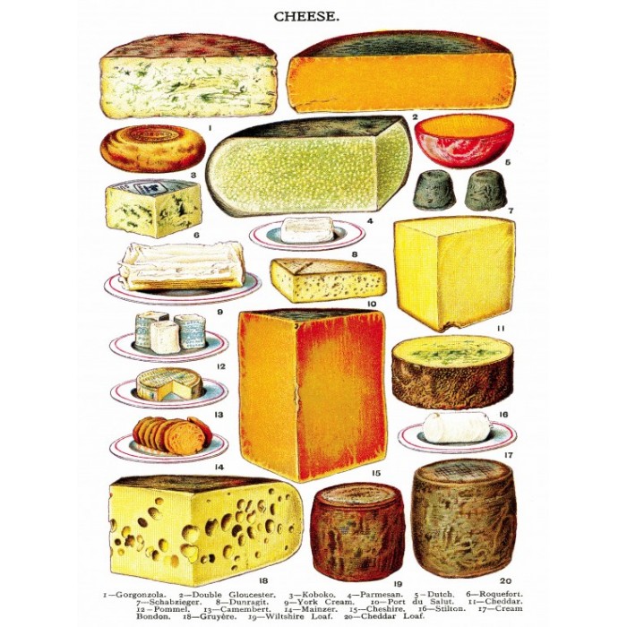 Puzzle XXL dijelovi - Cheese