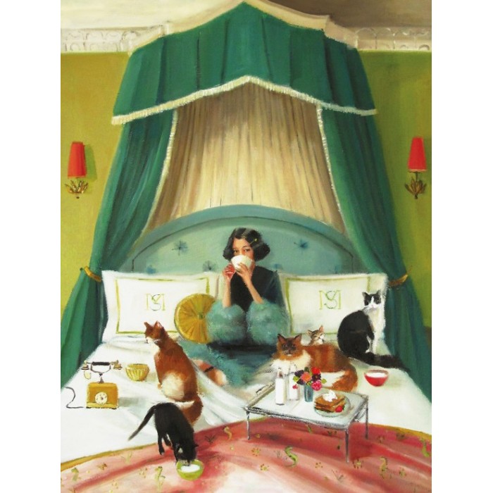 Puzzle XXL dijelovi - Breakfast in Bed