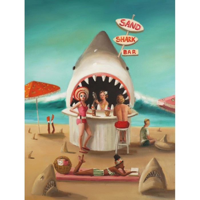 Puzzle XXL dijelovi - Sand Shark Bar