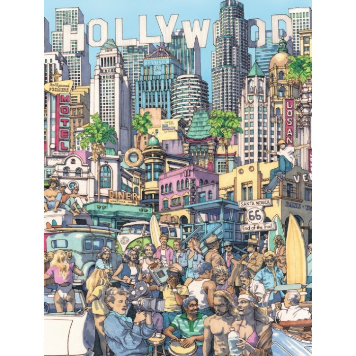 Puzzle XXL dijelovi - California Dreaming