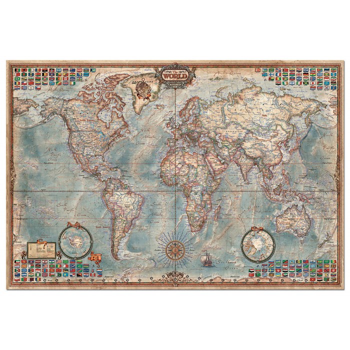 Puzzle Karta svijeta